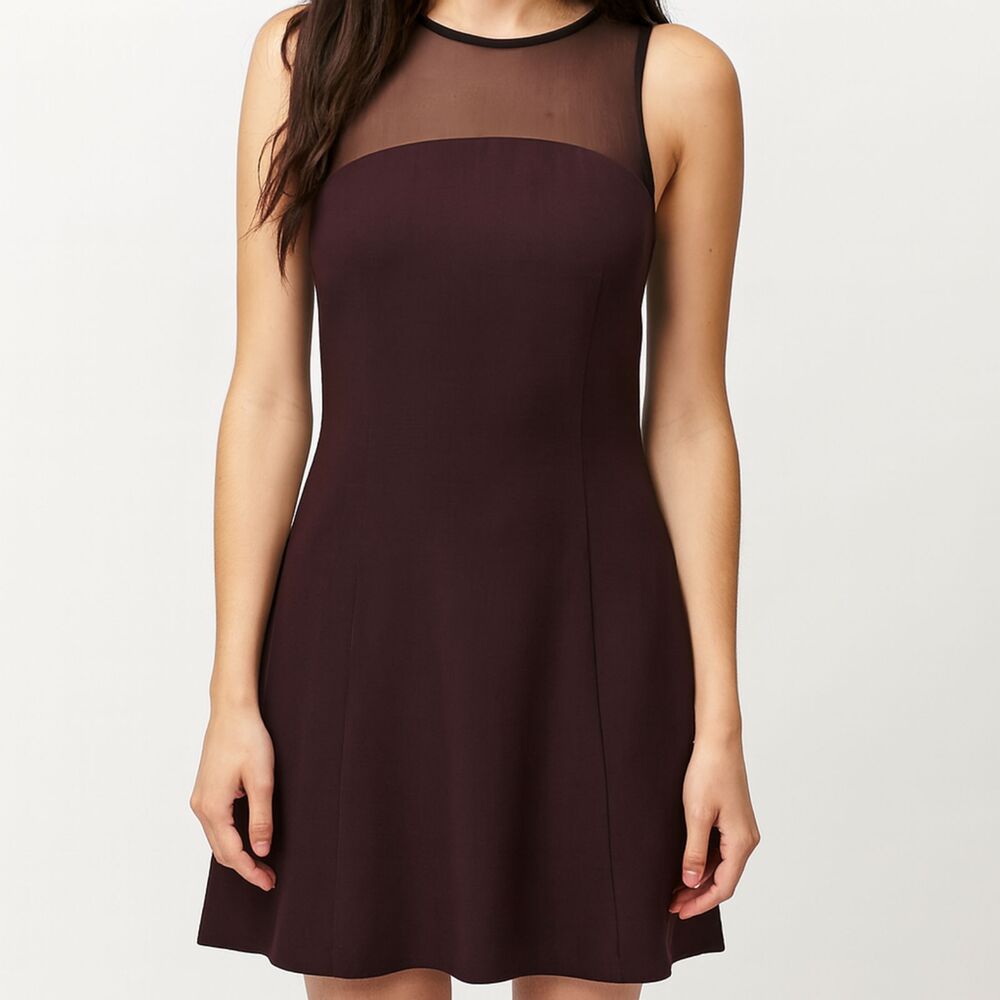 41 Hawthorn Dress Womens Size Small Brown Sleeveless Stretch